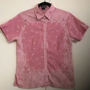 Paisley pink based god polo